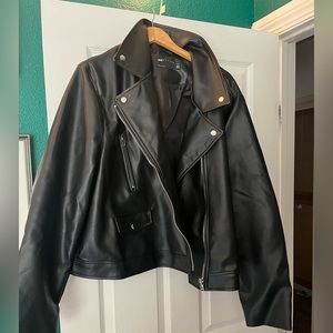 ASOS CURVE leather jacket, NWOT